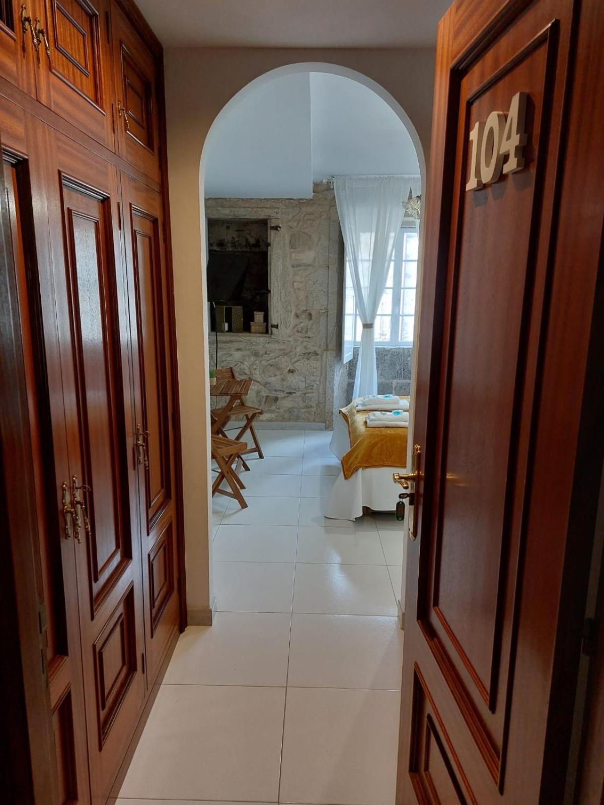 A Taberna De Gundian Hotel Vedra Exterior photo